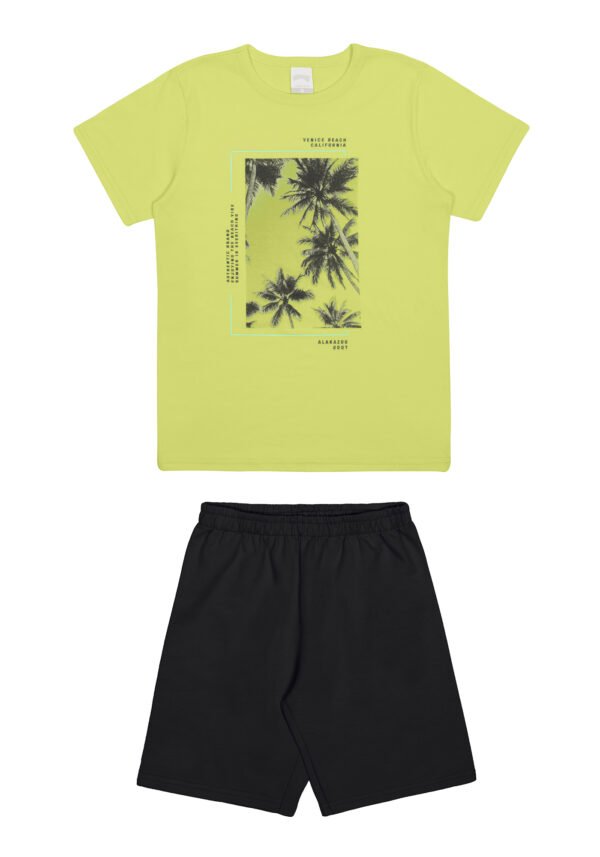 Conjunto Meia Malha Moleton Verde Green Apple - Image 2