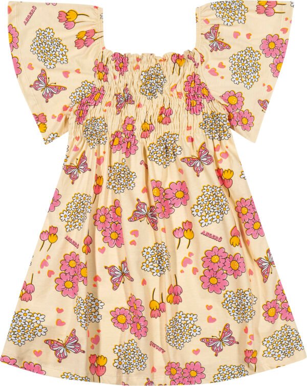 Vestido Manga Curta - Malha Rotativa Angero