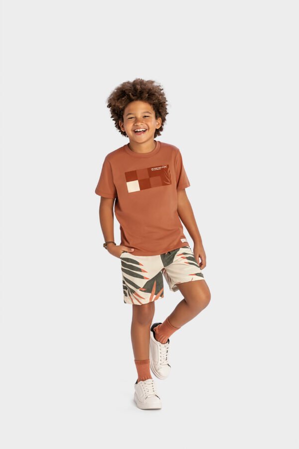 Conjunto Malha Tactel Sublimado Terracosta Angero