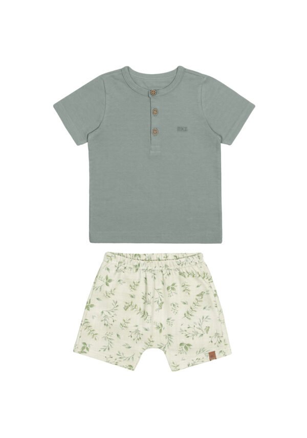 Conjunto Camisa e Bermuda Nature Verde